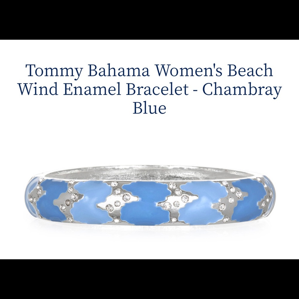 Tommy Bahama Women's Beach Wind Enamel Bracelet - Chambray Blue